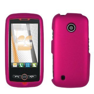 LG Attune/Beacon UN270 Protex Rose Pink Rubber Feel Cell Phones & Accessories