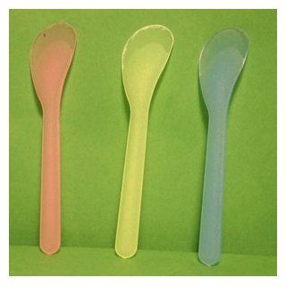 Mixing Spoons / Facial Mask Applicator Spatulas (Package of 10 Multi colored Spatulas) Kitchen & Dining