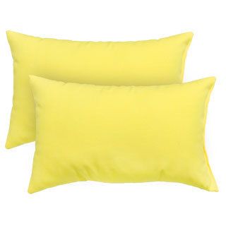 19x12 inch Rectangular Outdoor Sunbeam Accent Pillows (set Of 2)