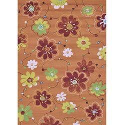 Alexander Home Hand hooked Coventry Spice Floral Indoor/ Outdoor Rug (76 X 96) Multi Size 8 x 10