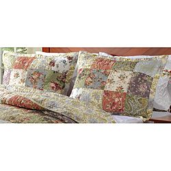 Greenland Home Fashions Blooming Prairie Quilted King size Shams (set Of 2) Multi Size King