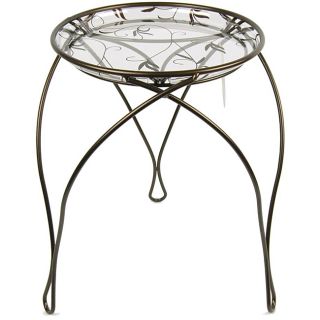 The Elegance Plant Stand, Dark Bronze (17 Inches)