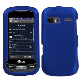 Asmyna LGLN272HPCSO203NP Titanium Premium Durable Rubberized Protective Case for LG Rumor Reflex/Freedom/Converse LN272   1 Pack   Retail Packaging   Dark Blue Cell Phones & Accessories