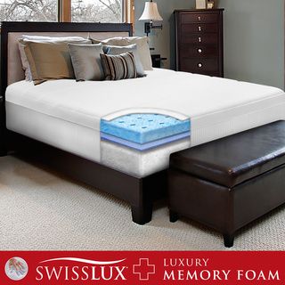 Swisslux 10 inch Twin size European style Memory Foam Mattress