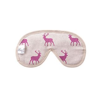 pink stag lavender eye mask by rawxclusive