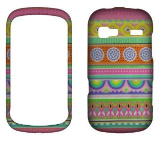 Green Cirlce Tribal LG Rumor LN272 Reflex (Sprint) / Converse Case Cover Hard Phone Case Snap on Cover Rubberized Touch Faceplates Cell Phones & Accessories