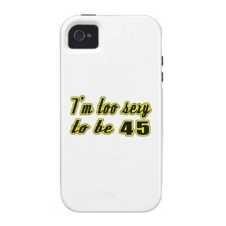 45 birthday designs vibe iPhone 4 cover