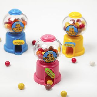 mini gumball machine by the carousel show