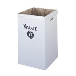 Safco Safco Corrugated Waste Receptacle (pack Of 12) White Size 15+ Gallons