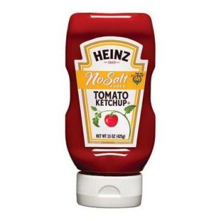 Heinz No Salt Ketchup   14.25 oz
