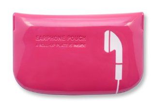 Travel Style Earphone Pouch   Pink Kitchen & Dining