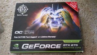 BFG Tech GeForce GTX 275 OC 896MB DDR3 PCI Express (PCI E) Dual DVI Video Card w/HDCP Support Computers & Accessories