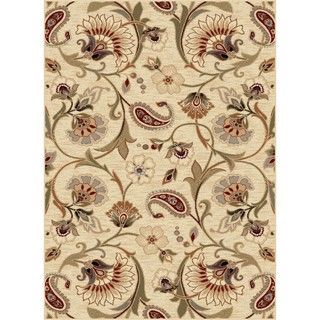 Infinity Collection Ivory/ Beige Rug (710 X 103)
