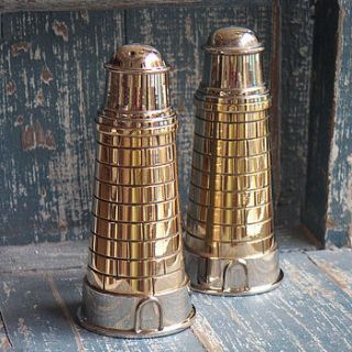 lighthouse salt & pepper shakers by buy the sea