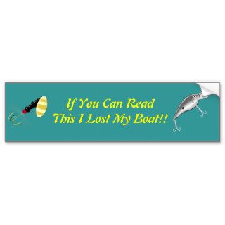 Fishing Lures Bumper Stickers