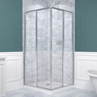 Dreamline Cornerview 34 1/2 X 34 1/2 Framed Sliding Shower Enclosure