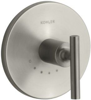 KOHLER K T14488 4 BN Purist Thermostatic Valve Trim, Vibrant Brushed Nickel   Faucet Handles  