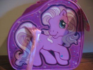 My Little Pony purple Lunch Bag lunchbox with pink tail Kitchen & Dining