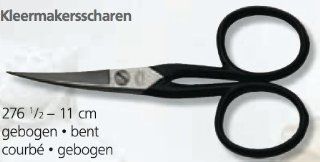 Solingen Germany Embroidery Scissors 11 Cm Black 276 1/2 By Nippes 