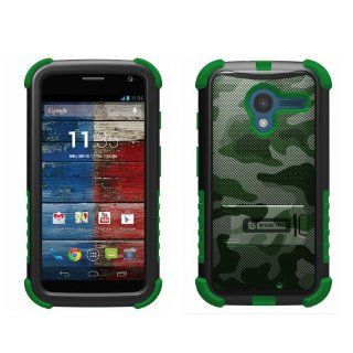 Motorola X XT1058 Tri Shield Green Camouflage Cell Phones & Accessories