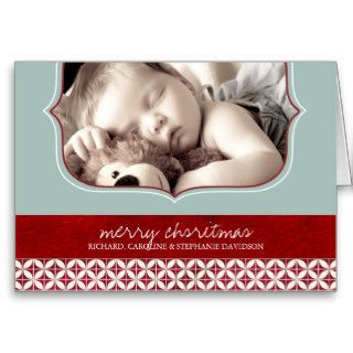 First Christmas Photo Greeting Card