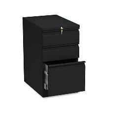 Hon Efficiencies 22 inch deep Three drawer Metal Pedestal File Cabinet