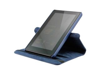 Green 360 Degree Rotating Leather Case Cover with Swivel Stand for  2011 Kindle Fire with Screen Protector