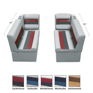 Toonmate Deluxe Pontoon Furniture   Front Lounge Package 96758GRYNVYBLU