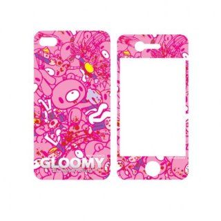 Gloomy Bear iPhone 4 Cover Case with Printed Screen Protector (Gloomy Mass) Toys & Games