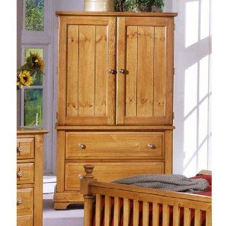Shop Cottage Armoire/Entertainment Center  Pine Finish by Vaughan Bassett Furniture at the  Furniture Store. Find the latest styles with the lowest prices from Vaughan Bassett Furniture