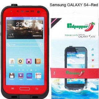 For Samsung Galaxy S4 Waterproof Superproof Dirtproof Snowproof Shockproof Case for Samsung Galaxy S4(Red) Cell Phones & Accessories