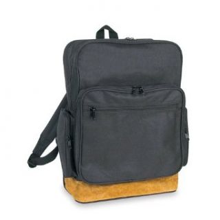 Two Tone Leather Bottom Professional Backpack Clothing