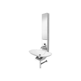 LaToscana La Fontana 18.5 Half Column with Sink and Faucet Vanity Set