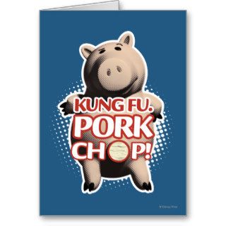 Hamm Kung Fu. Pork Chop Cards