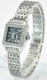 Royal Crown 6308 Women's Jewelry Waterproof Watch Square Dial Stainless steel Watch at  Women's Watch store.