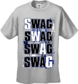 Major Swag Men's T Shirt #B286 (X Large, Light Grey) Clothing