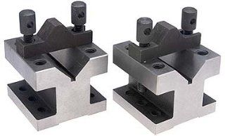 VB 302 2 3/8" Square Pair of Precision Vee Blocks, 1 3/16" capacity