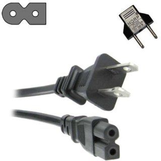HQRP AC Power Cable Cord for VIZIO E Series E Series E241i A1 E291i A1 E320i A0 E390i A1 E420i A0 E470i A0 E500i A1 E601i A3 E701i A3 LED Smart TV plus HQRP Euro Plug Adapter Electronics