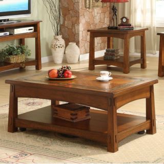 Riverside Furniture Craftsman Home Coffee Table with Lift Top