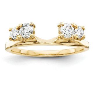 Ann Harrington Jewelry 14k Yellow Gold .46 Ct Tw Diamond Ring Wrap Jewelry