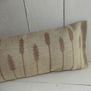 ' cornfield ' draught excluder cushion by rustic country crafts