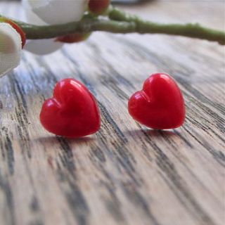 heart earrings by edamay