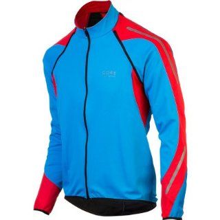 Gore Bike Wear Phantom 2.0 SO Jacket Splash Blue/Red, XL   Men's  Cycling Jackets  Sports & Outdoors