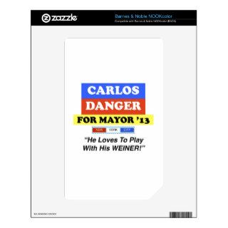 Carlos Danger For Mayor NYC Play With Weiner Skins For NOOK Color