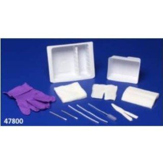 Tracheostomy Care Tray, Vinyl Gloves Drape Trach Brush Etc, 20 ea Health & Personal Care