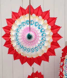 decorative paper fan by petra boase