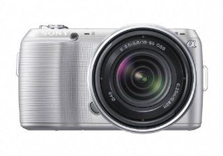 Sony Alpha NEX C3 16 MP Compact Interchangeable Lens Digital Camera Kit with 18 55mm Zoom Lens (Silver)  Camera & Photo