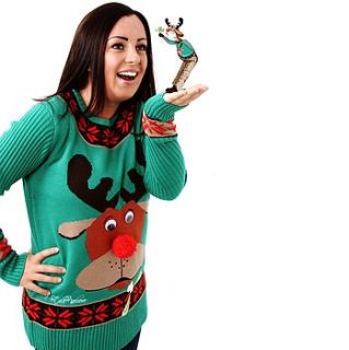 women's colin christmas jumper by christmas jumper company