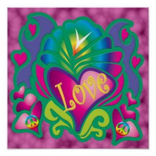 Psychedelic Love Posters