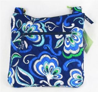 Vera Bradley Hipster Bag / Purse in Mediterranean Blue Tote Handbags Shoes